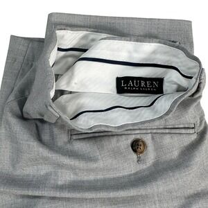 Lauren Ralph‎ Lauren Mens Dress Pants Gray P34W x 32L Career Office